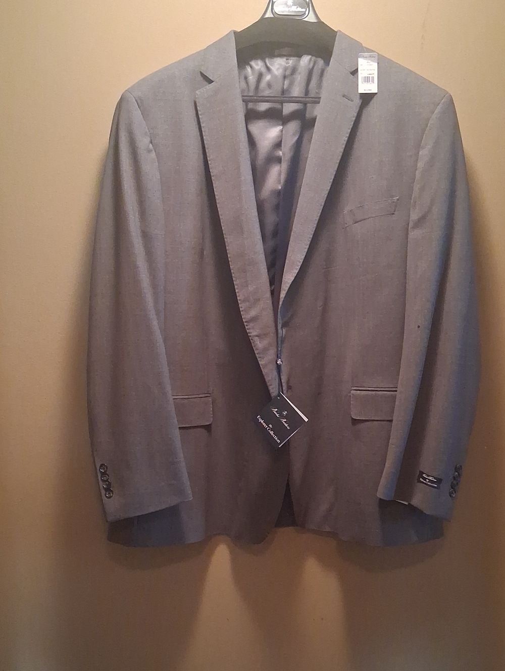 Brooks Brothers Men's Charcoal Gray Single-Breasted Suit Jacket
